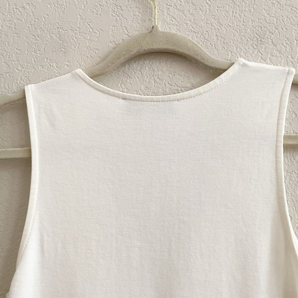 Lulus White Ivory Bon Appetit Skater Mini Dress Women's Lined Size S - Picture 10 of 11